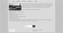 Desktop Screenshot of beststormshelters.com